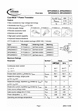 DataSheet SPP20N60C3 pdf